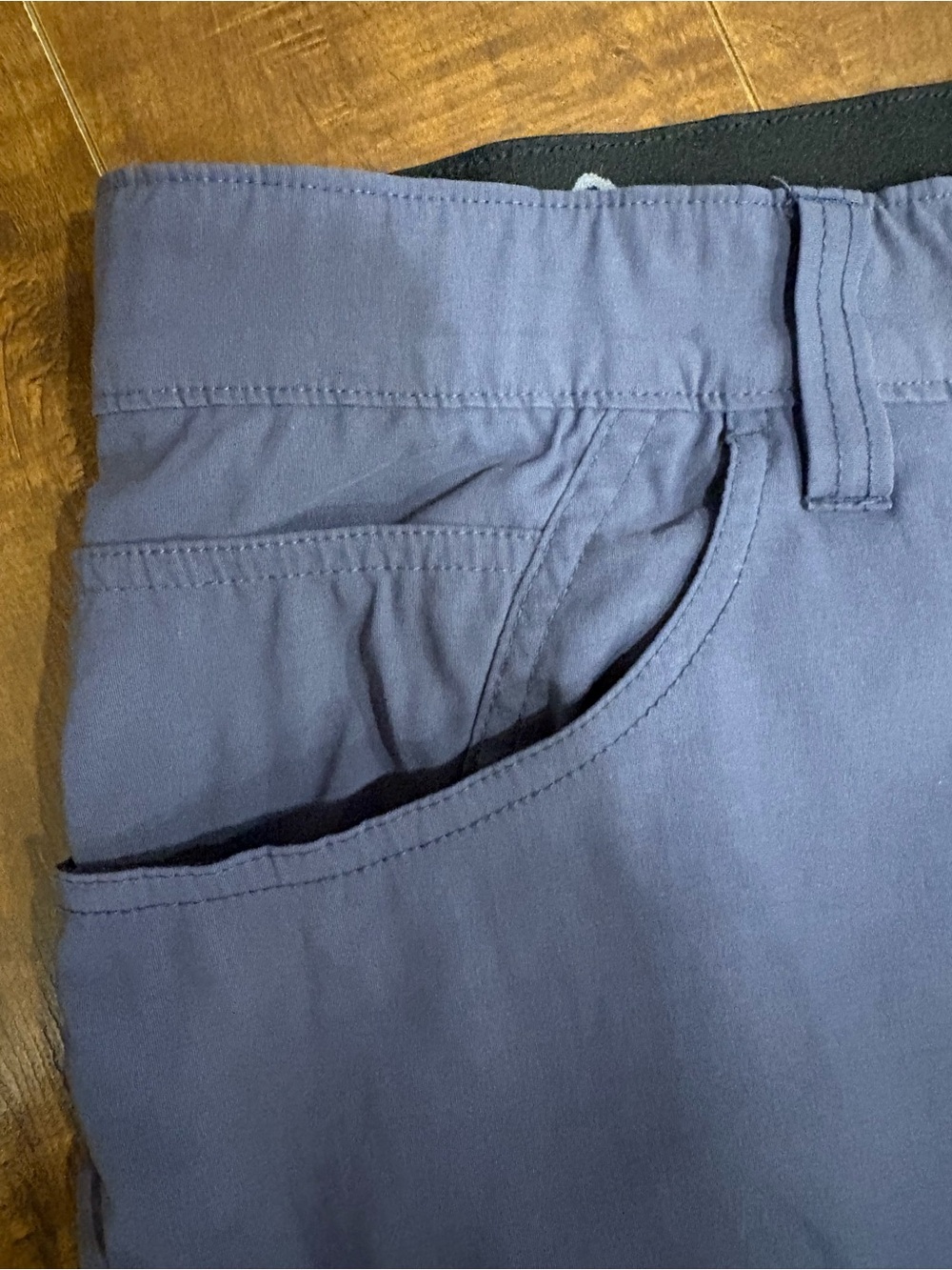 Eddie Bauer Men's Blue Technical Stretch Hiking & Travel Pants | Slate Blue - Picture 4 of 10